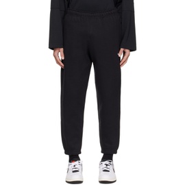 Nike Black Embroidered Sweatpants 241011M190021