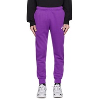 Nike Purple Sportswear Club Sweatpants 241011M190024