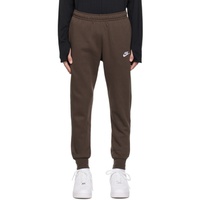 Nike Brown Sportswear Club Sweatpants 241011M190026