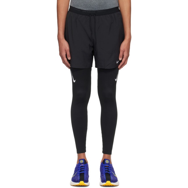 나이키 Nike Black Stride Shorts 241011M193003