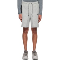 Nike Gray Relaxed Shorts 241011M193008