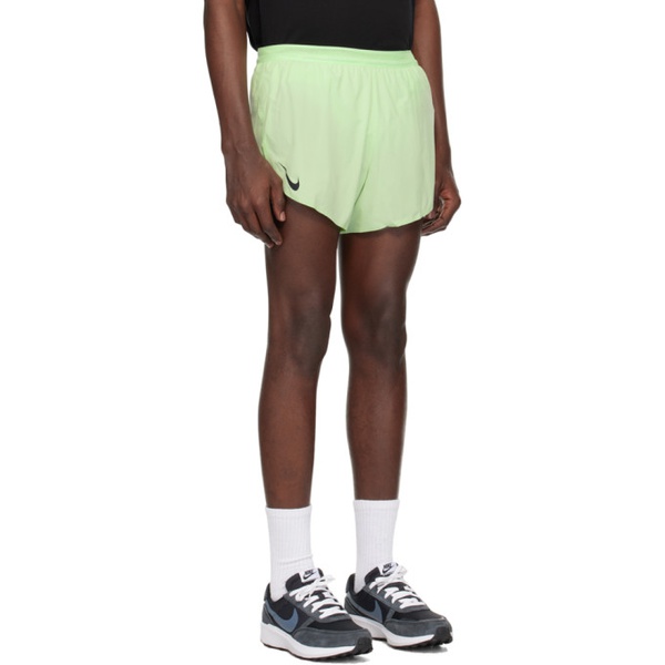 나이키 Nike Green AeroSwift Shorts 241011M193019