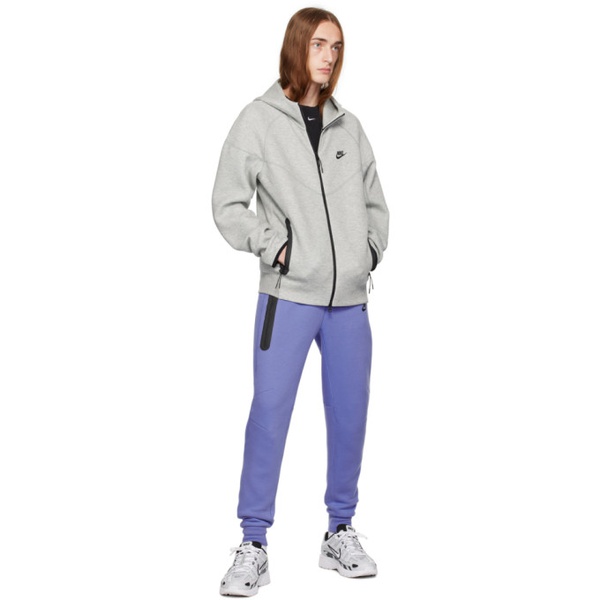 나이키 Nike Gray Sportswear Hoodie 241011M202014