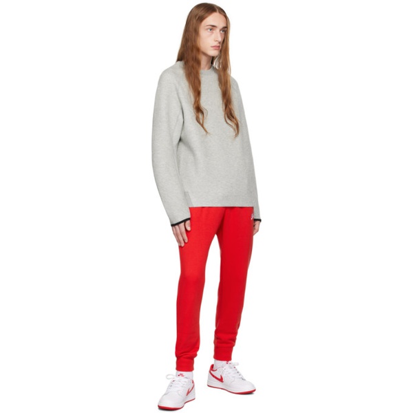 나이키 Nike Gray Raglan Sweatshirt 241011M204001