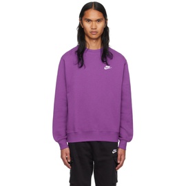 Nike Purple Crewneck Sweatshirt 241011M204011