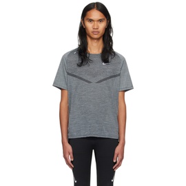 Nike Gray TechKnit T-Shirt 241011M213017