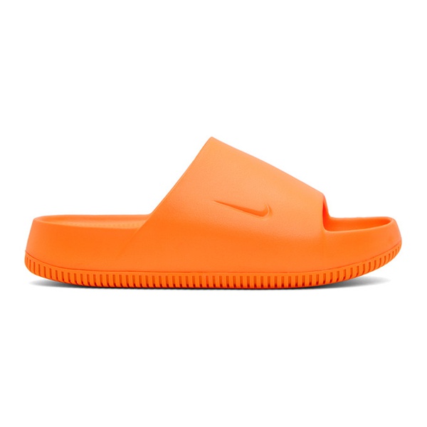 나이키 Nike Orange Calm Slides 241011M234000
