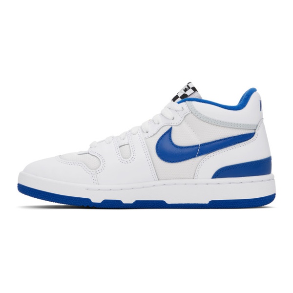 나이키 Nike White & Blue Attack Sneakers 241011M236033