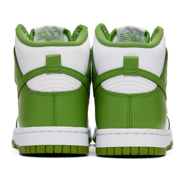 나이키 Nike White & Green Dunk High R에트로 ETRO Sneakers 241011M236036