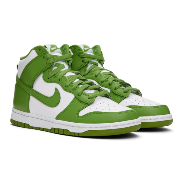 나이키 Nike White & Green Dunk High R에트로 ETRO Sneakers 241011M236036