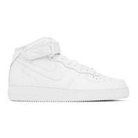 Nike White Air Force 1 Mid 07 Sneakers 241011M236038