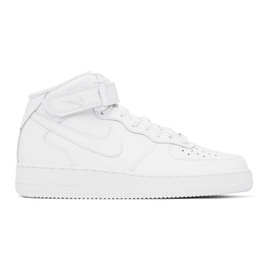 Nike White Air Force 1 Mid 07 Sneakers 241011M236038