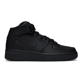 Nike Black Air Force 1 Mid 07 Sneakers 241011M236039