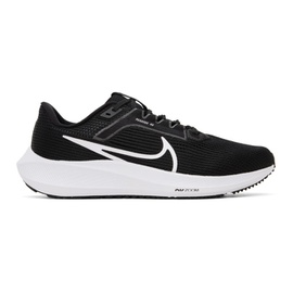 Nike Black & White Pegasus 40 Sneakers 241011M237002