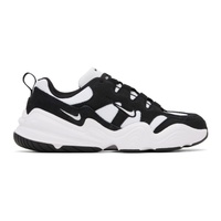Nike White & Black Tech Hera Sneakers 241011M237024