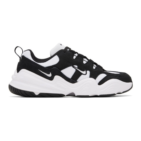 나이키 Nike White & Black Tech Hera Sneakers 241011M237024