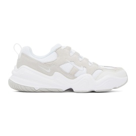 Nike White & Beige Tech Hera Sneakers 241011M237025