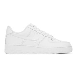 Nike White Air Force 1 07 Sneakers 241011M237047