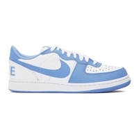 Nike Blue & White Terminator Low Sneakers 241011M237054