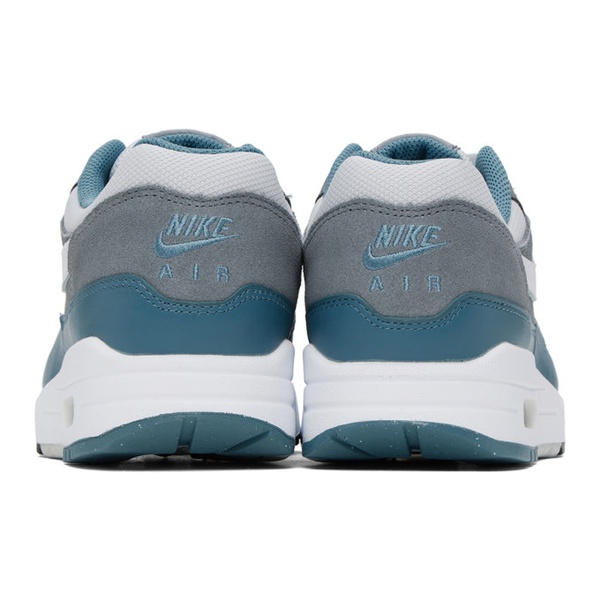 나이키 Nike Gray & Blue Air Max 1 Sneakers 241011M237061