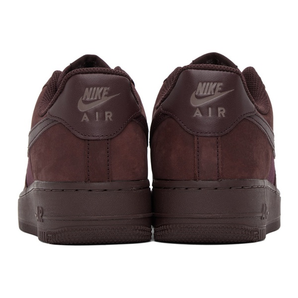 나이키 Nike Burgundy Air Force 1 07 LX Sneakers 241011M237064