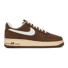 Nike Brown Air Force 1 07 Sneakers 241011M237096