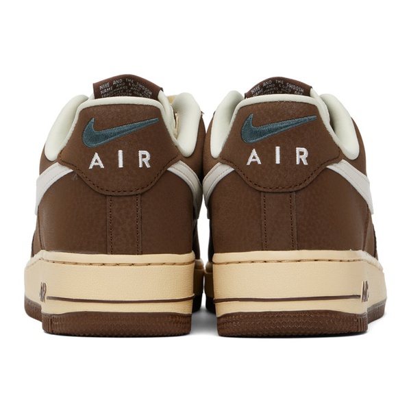나이키 Nike Brown Air Force 1 07 Sneakers 241011M237096