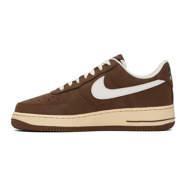 나이키 Nike Brown Air Force 1 07 Sneakers 241011M237096