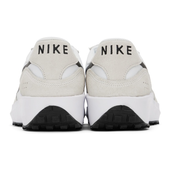 나이키 Nike White & Beige Waffle Nav Sneakers 241011M237106