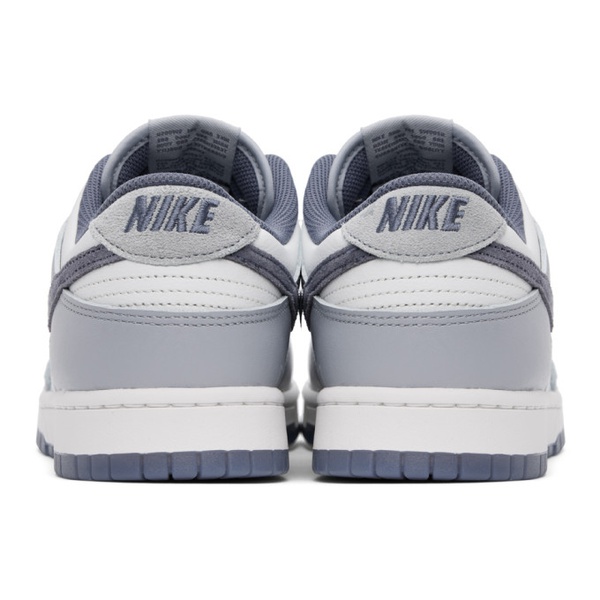 나이키 Nike White & Gray Dunk Low R에트로 ETRO SE Sneakers 241011M237110