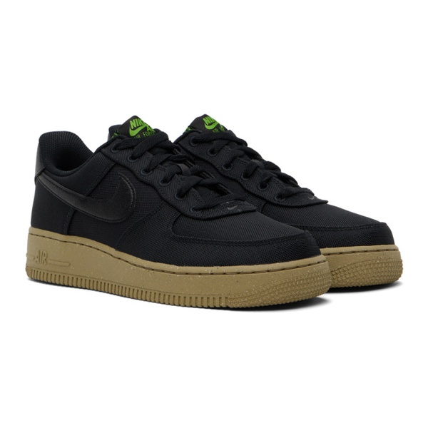 나이키 Nike Black Air Force 1 07 LV8 Sneakers 241011M237116