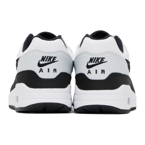 나이키 Nike White & Black Air Max 1 Sneakers 241011M237125