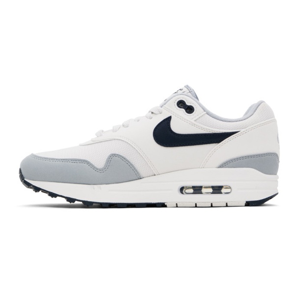 나이키 Nike White & Gray Air Max 1 Sneakers 241011M237126