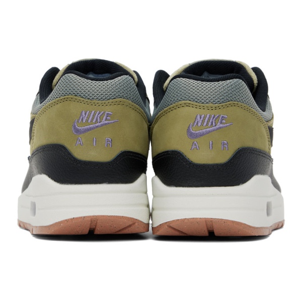 나이키 Nike Green & Black Air Max 1 Sneakers 241011M237132