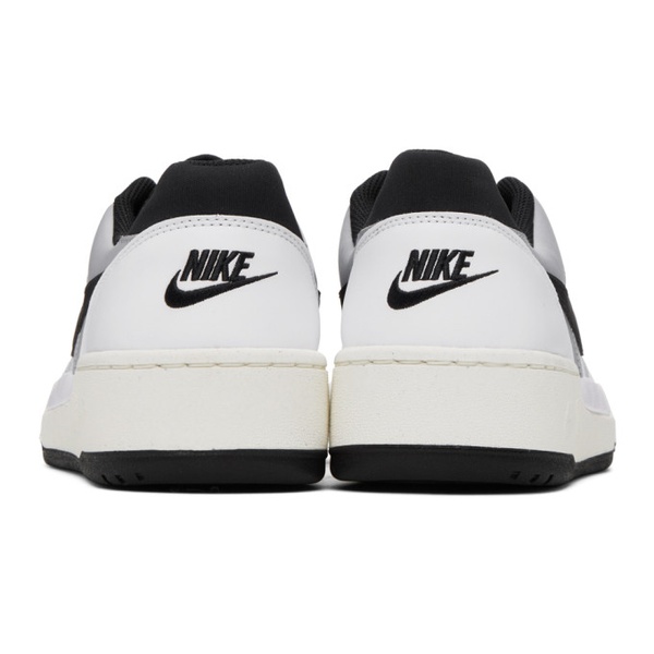 나이키 Nike White Full Force Low Sneakers 241011M237143