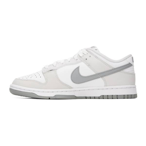 나이키 Nike White & Gray Dunk Low R에트로 ETRO Sneakers 241011M237152