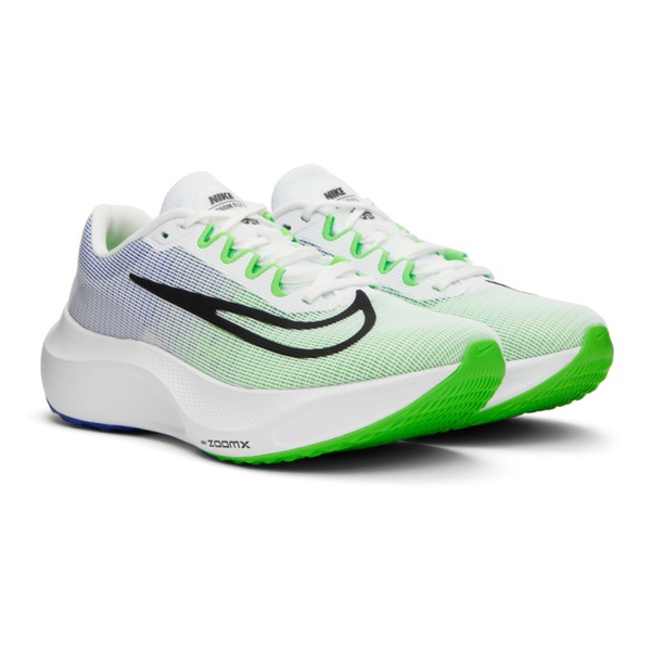 나이키 Nike White Zoom Fly 5 Sneakers 241011M237154
