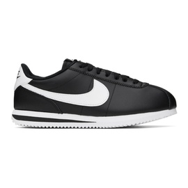 Nike Black & White Cortez Sneakers 241011M237157
