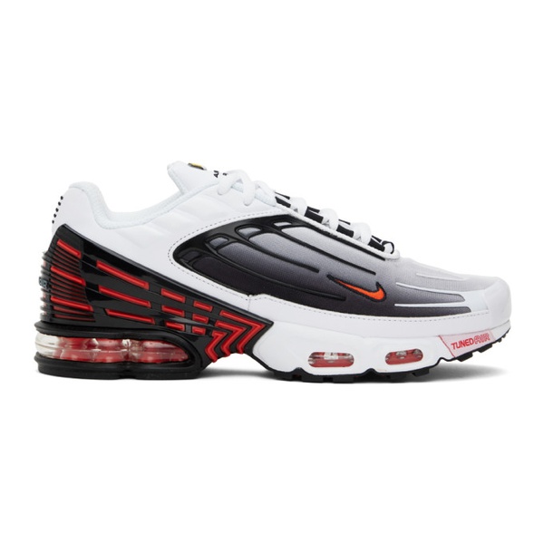 나이키 Nike Black & White Air Max Plus 3 Sneakers 241011M237175