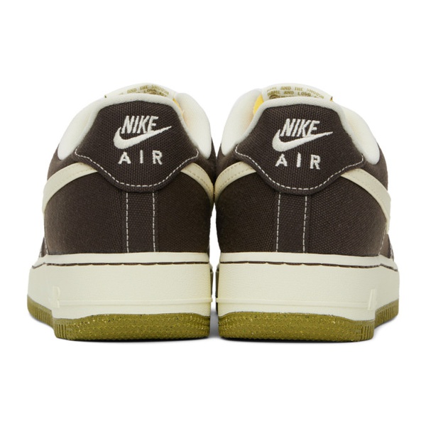 나이키 Nike Brown Air Force 1 07 Sneakers 241011M237177