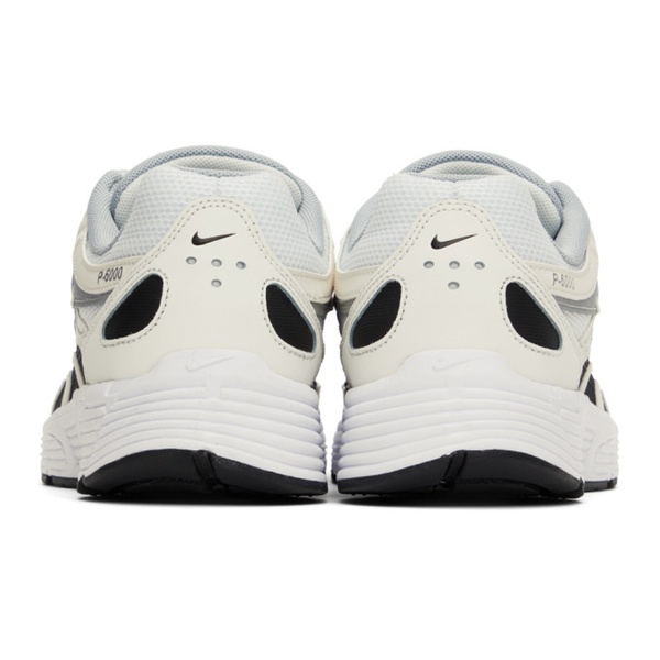 나이키 Nike White P-6000 Sneakers 241011M237179