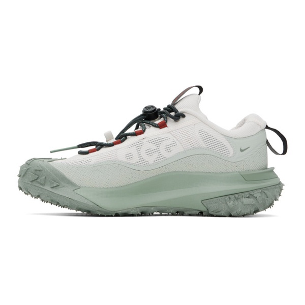 나이키 Nike White & Gray ACG 모우 Mountain Fly 2 Low GORE-TEX Sneakers 241011M237189