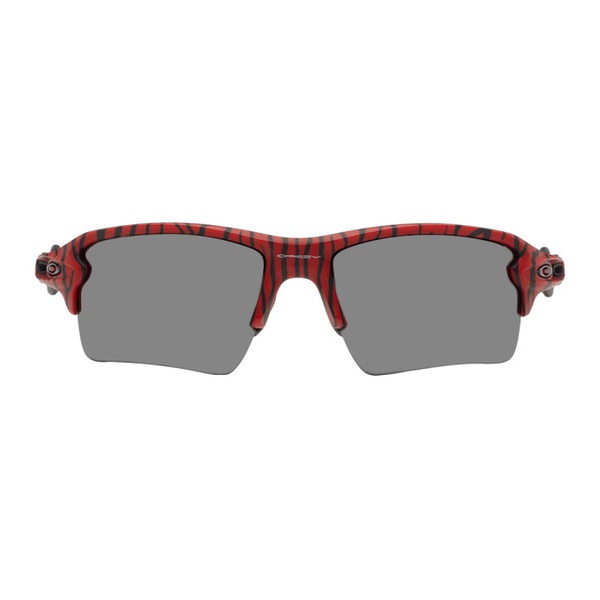 오클리 오클리 Oakley Red & Black Flak 2.0 XL Sunglasses 241013M134005