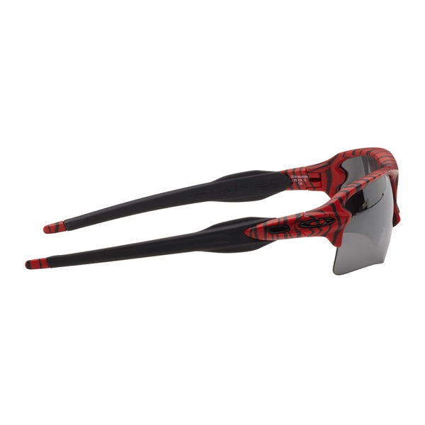 오클리 오클리 Oakley Red & Black Flak 2.0 XL Sunglasses 241013M134005