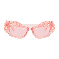 오토링거 Ottolinger Pink Twisted Sunglasses 241016M134000