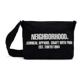 네이버후드상판 Neighborhood Black Newspaper Bag 241019M170000