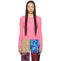 Marine Serre Pink Core Sweater 241020F096010
