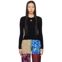 Marine Serre Black Core Sweater 241020F096012