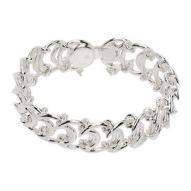 마린 세르 Marine Serre Silver Moon Chain Bracelet 241020M142002