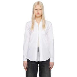 알썰틴 R13 White Foldout Shirt 241021F109000